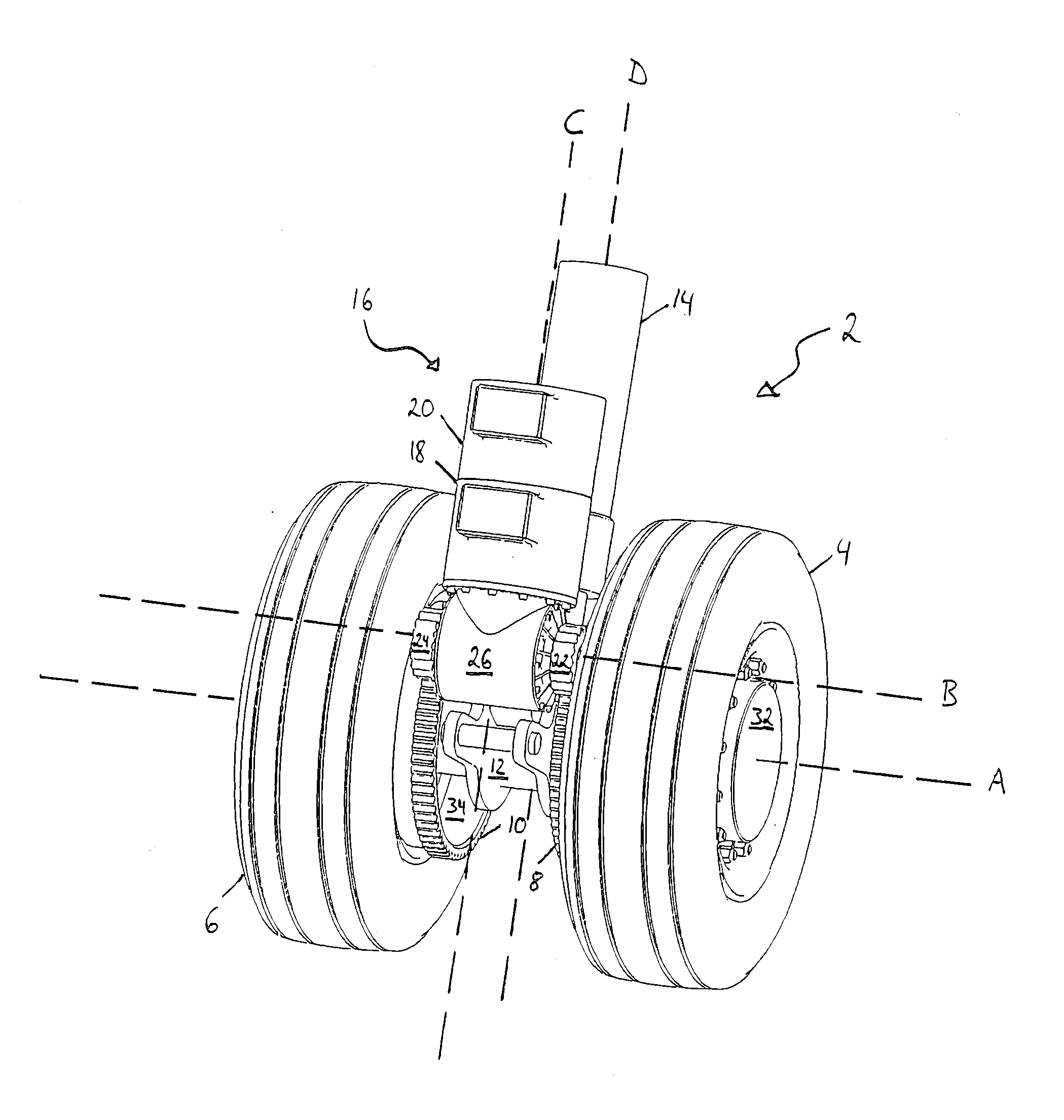 Drive unit for aircraft running gear wheels
