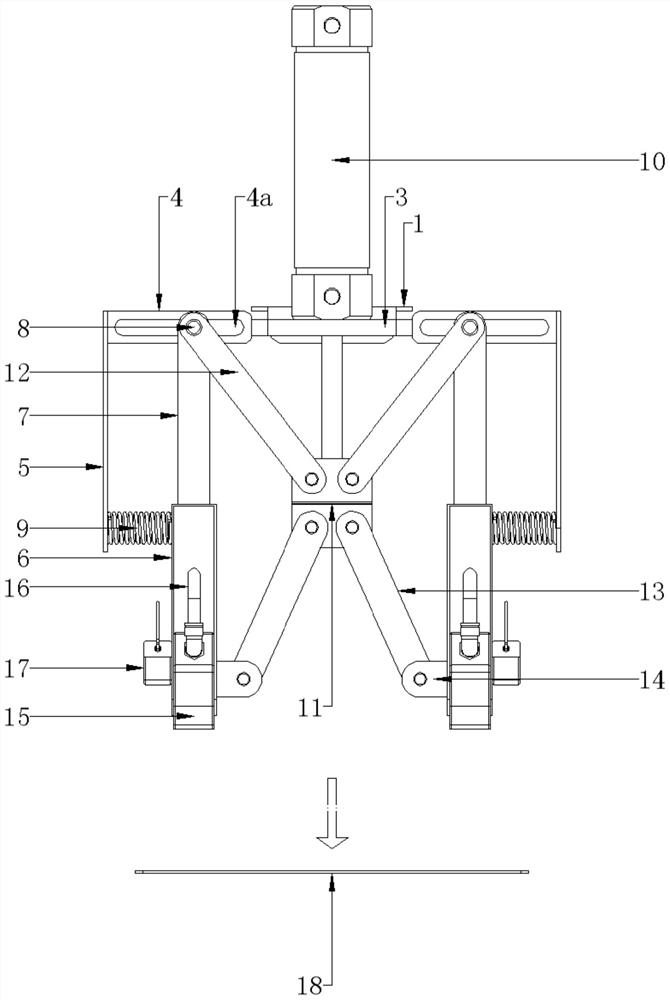 Automatic assembling device for sponge on inner side of cylindrical air conditioner panel