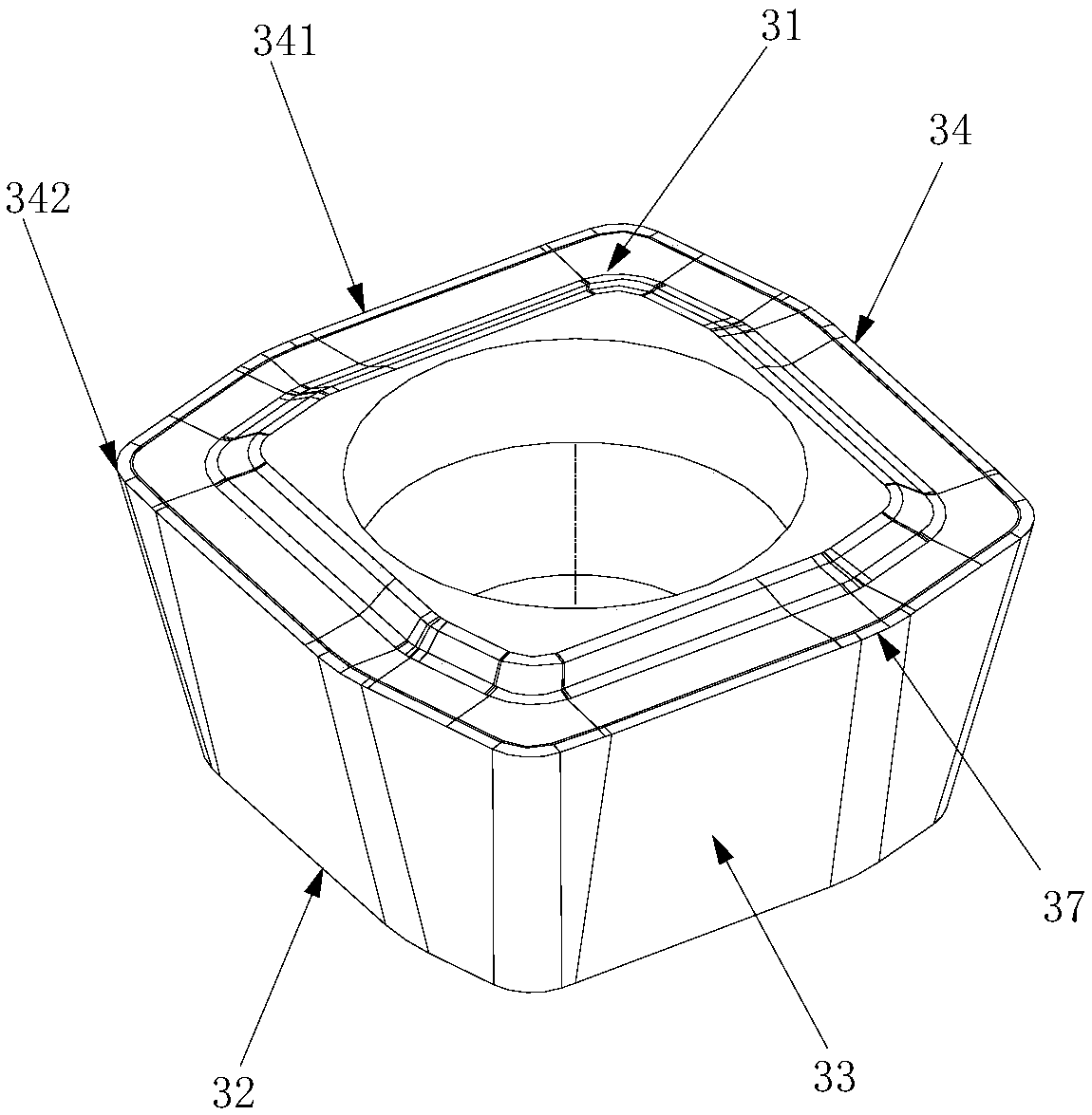 Indexable drilling tool