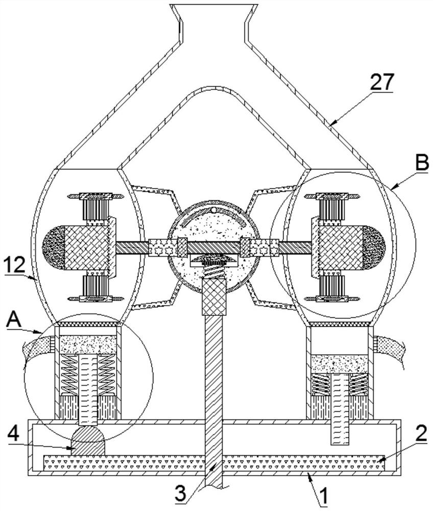 Automatic garbage waste crushing and compressing equipment