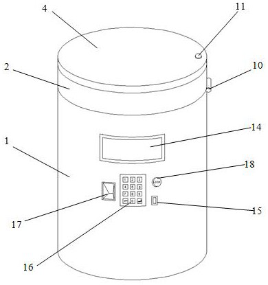 Hazardous chemicals management terminal, management method and usage method