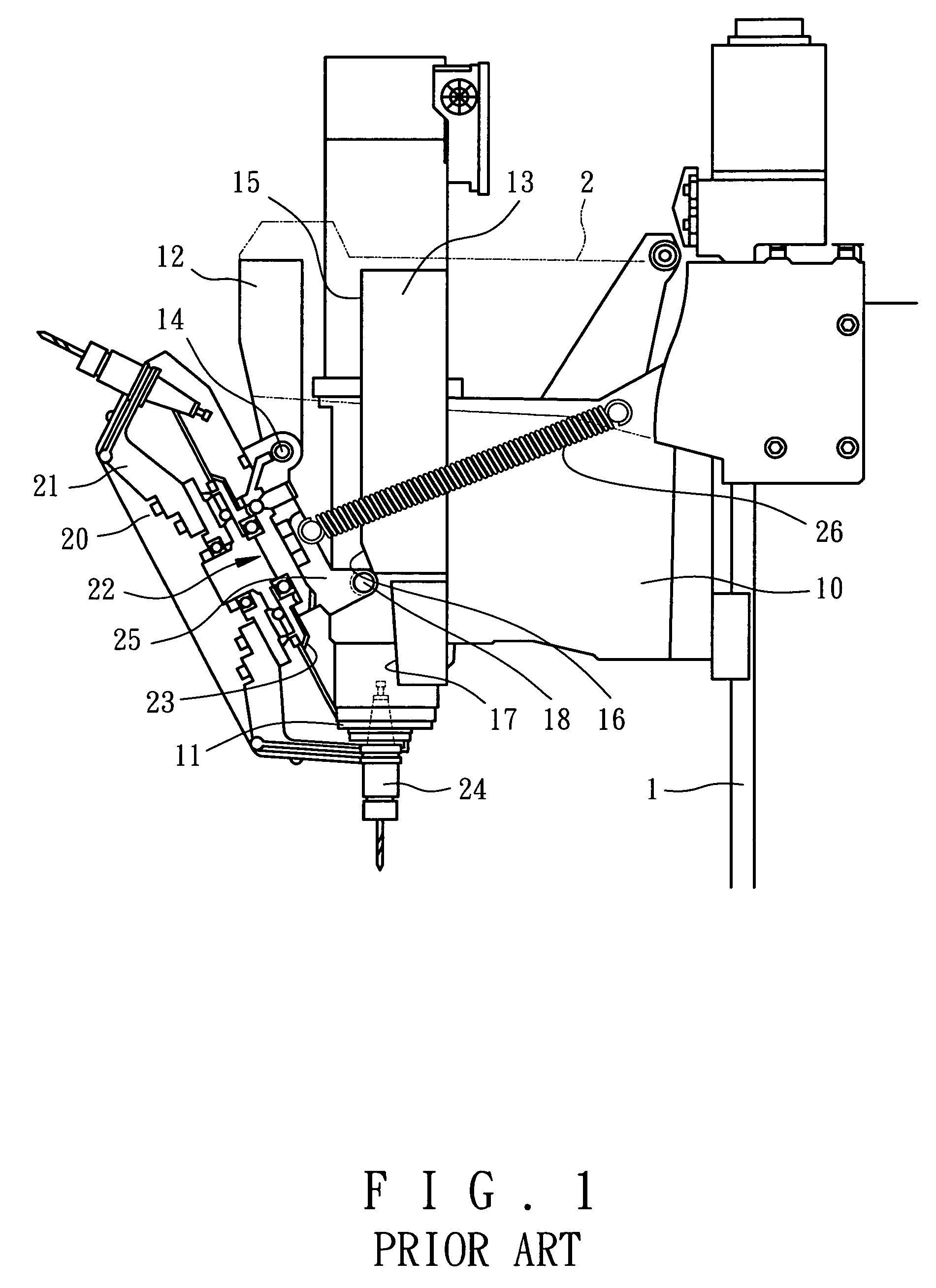 Apparatus for changing bits of machine tool