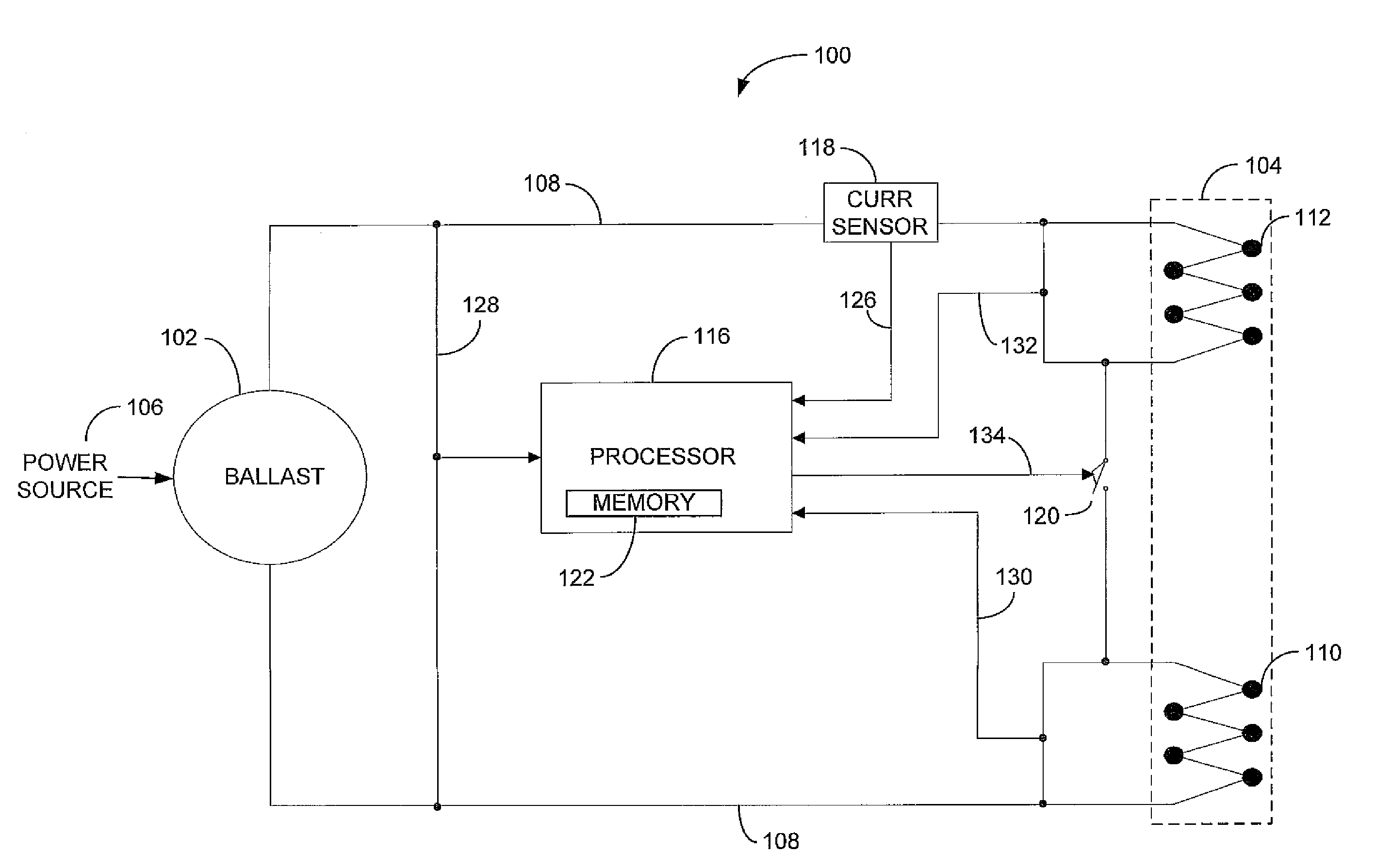 Starter for a gas discharge light source