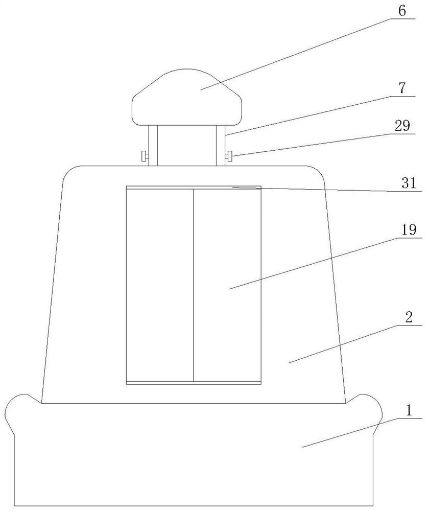 Automobile seat with massage function