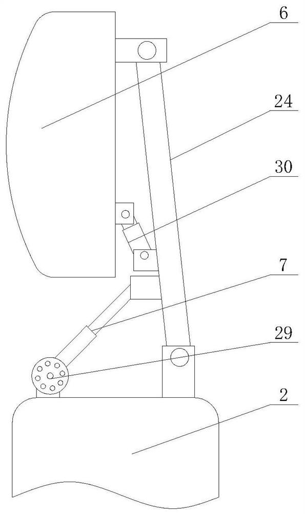 Automobile seat with massage function