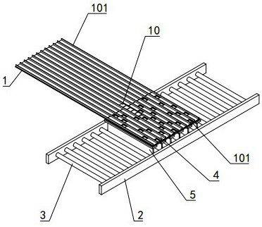 Mosaic placing method