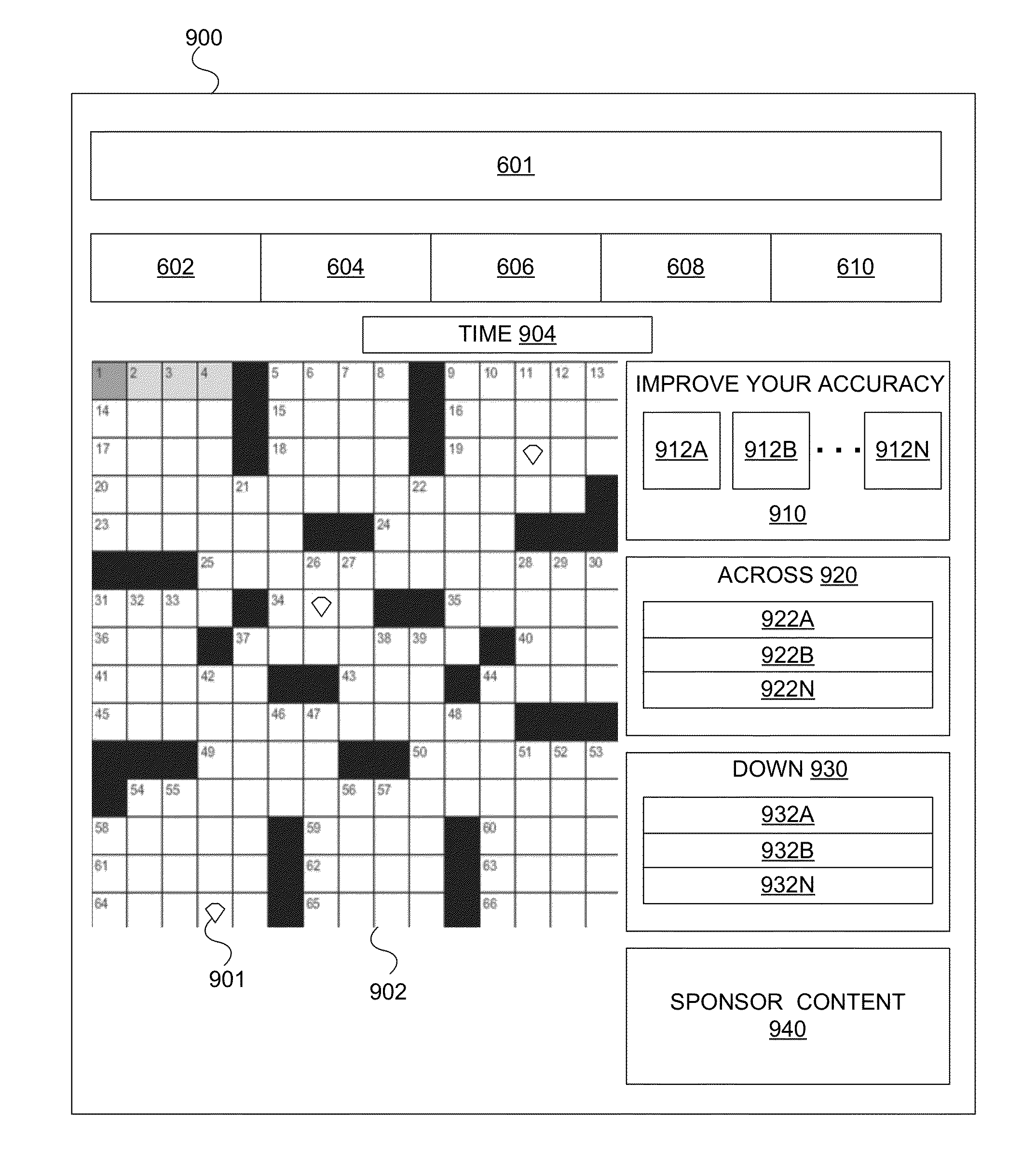 System and method of providing a platform for providing sweepstakes and sponsored puzzles for crossword puzzles and other word-based games