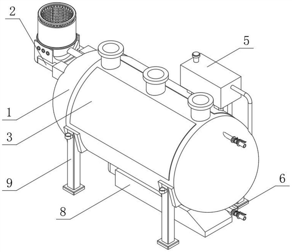 Wastewater collecting device of chemical industry equipment and working method of device