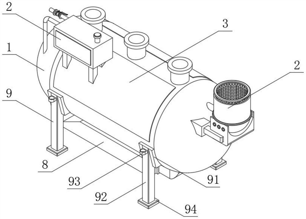 Wastewater collecting device of chemical industry equipment and working method of device