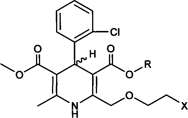 Method for preparing optically active amlodipine tosilate