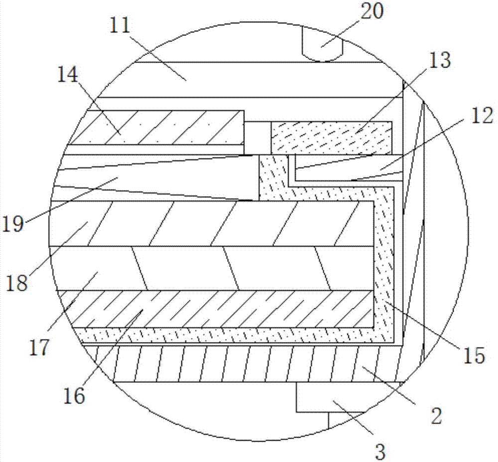 Teaching aid storage cabinet having damp-proofing function