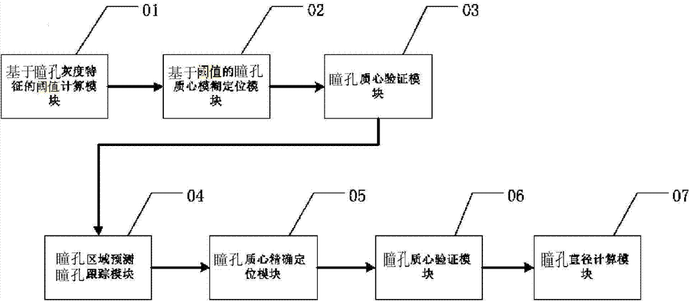 Portable binocular pupil detection device