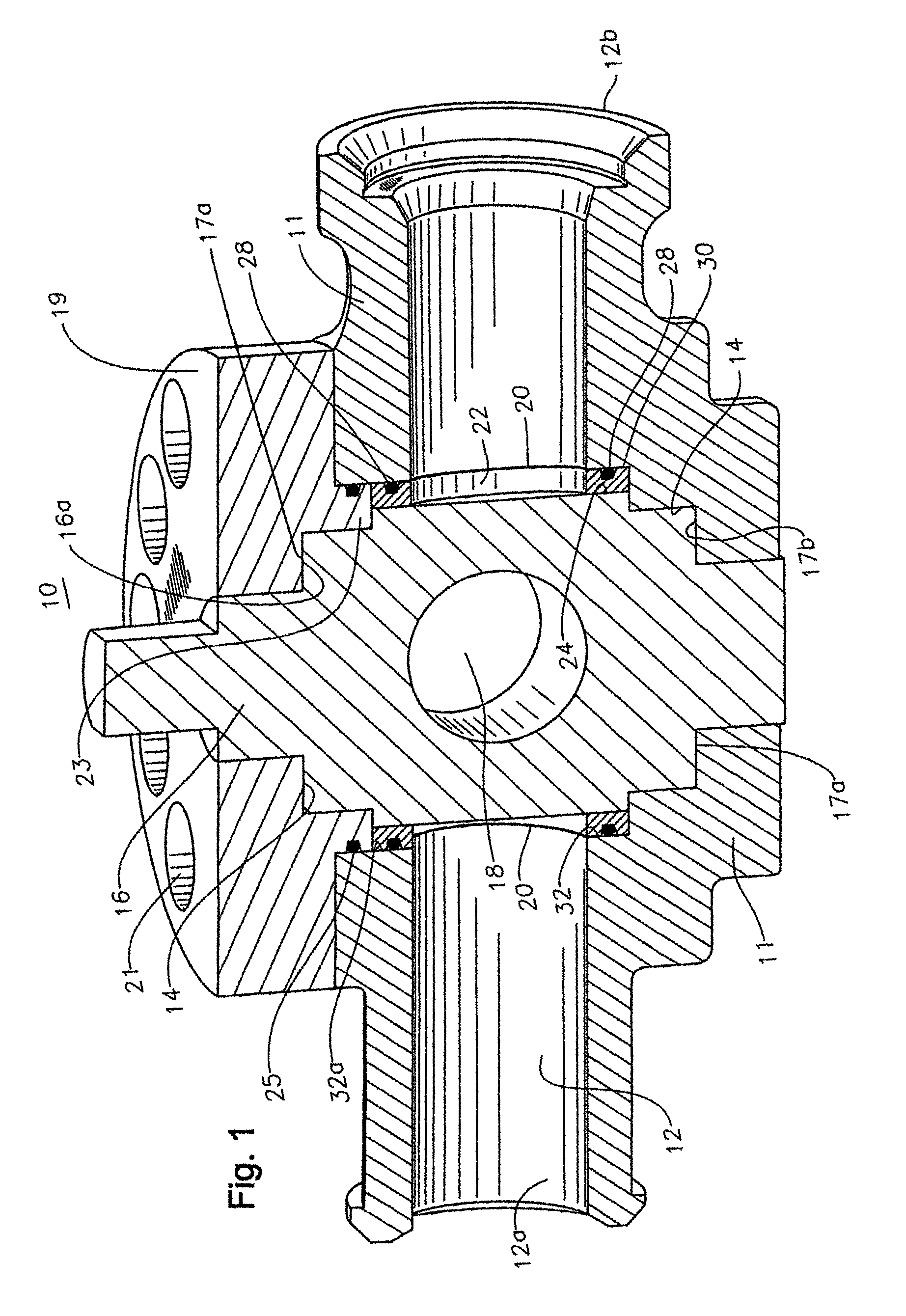 Plug valve having a seal boss