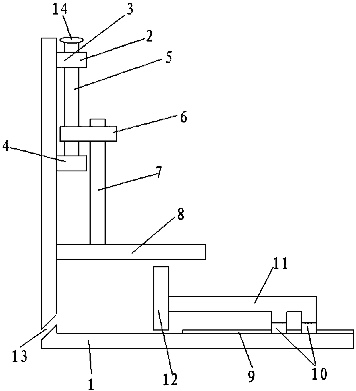 A device for detecting the stiffness of an automobile airbag