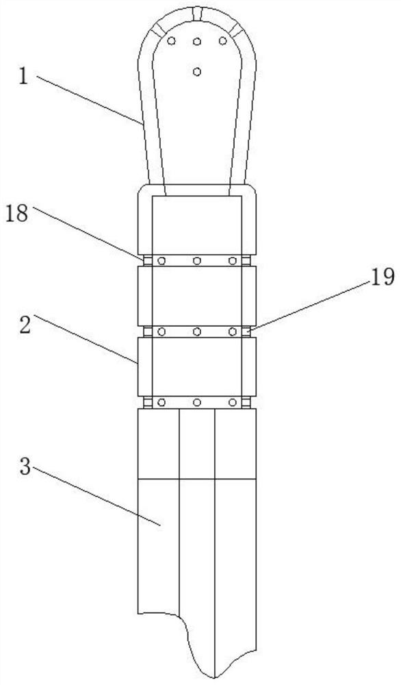 Vaginal irrigation device for gynecological nursing, which is convenient for collecting backflow liquid