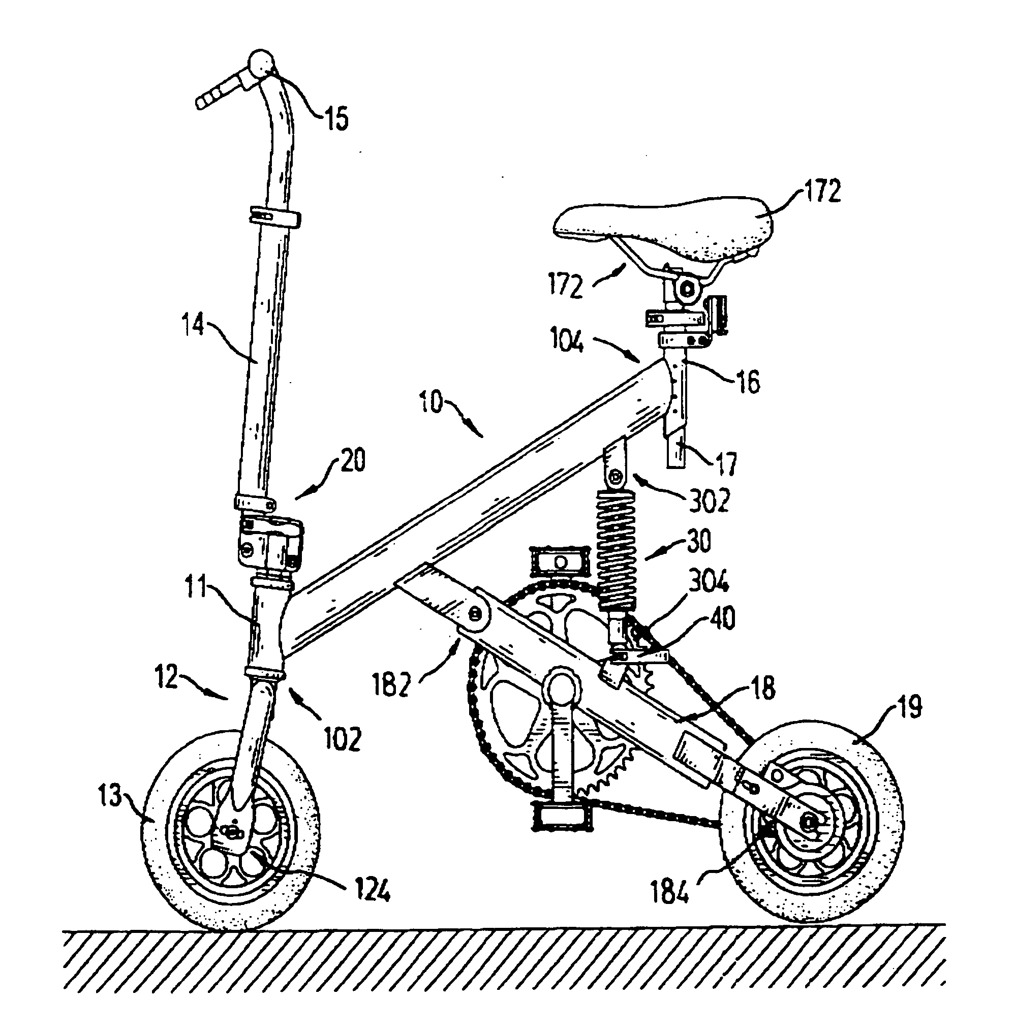 Foldable bicycle