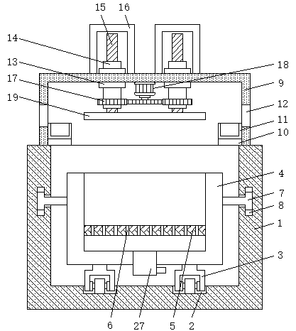 Garbage can with garbage compressing function