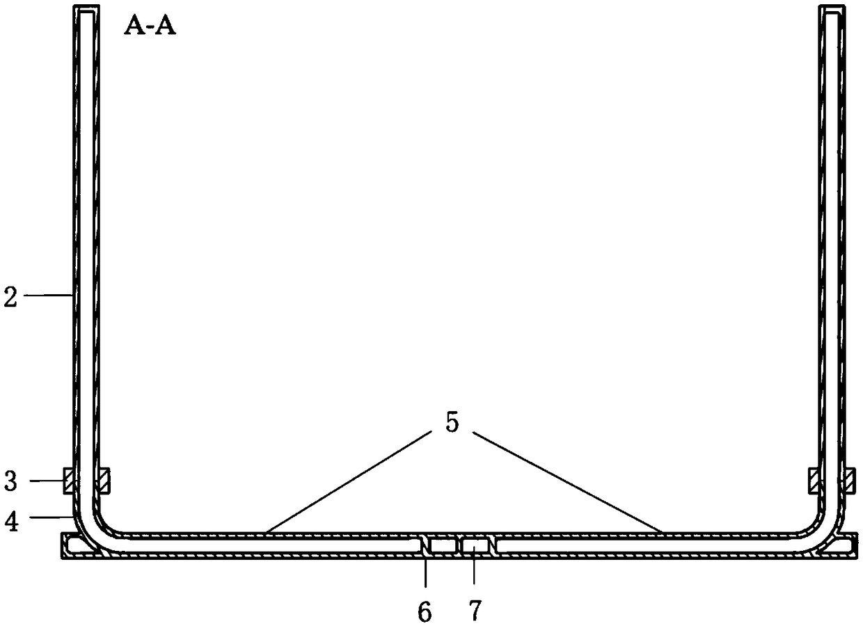 Battery module-based integrated heat exchange structure