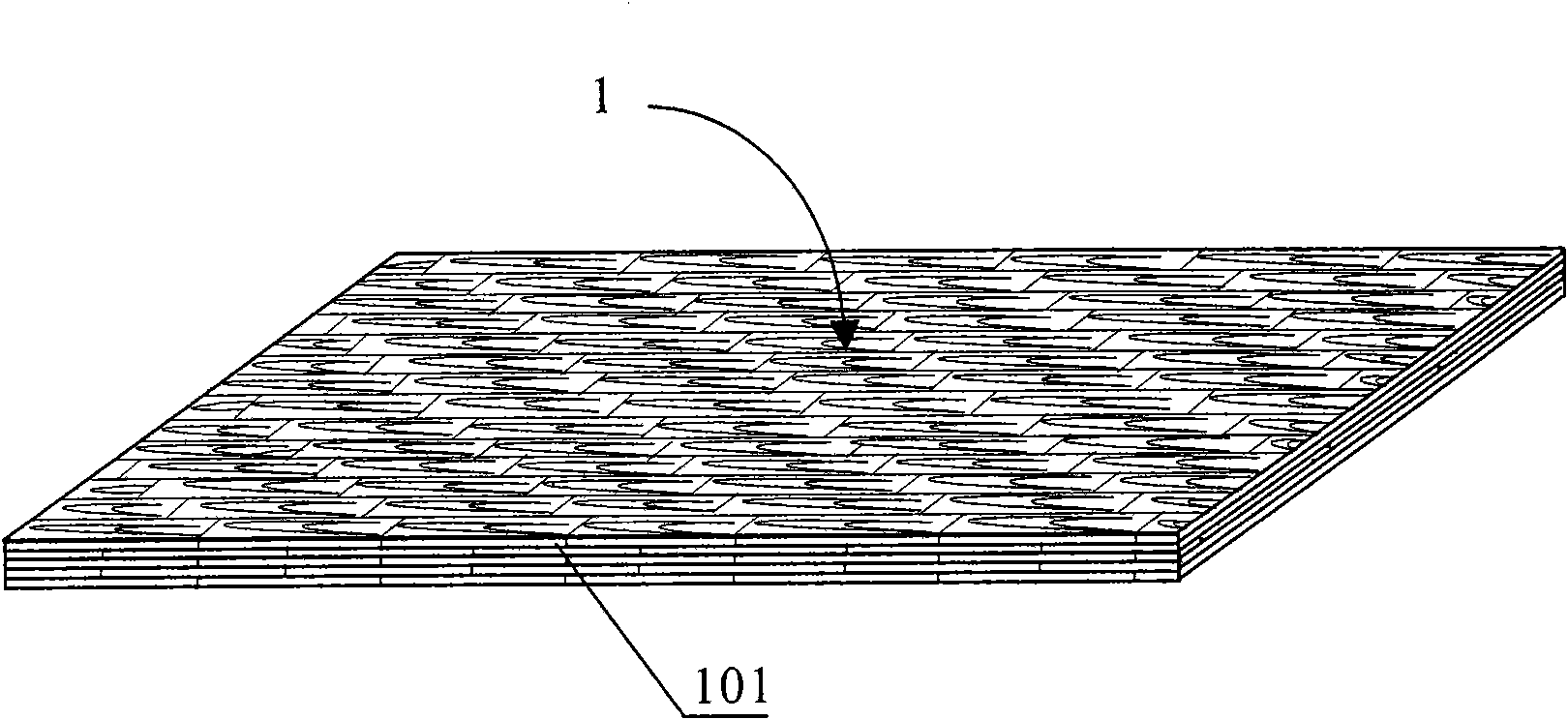 High-performance wood restructuring laminated wood and manufacturing method thereof