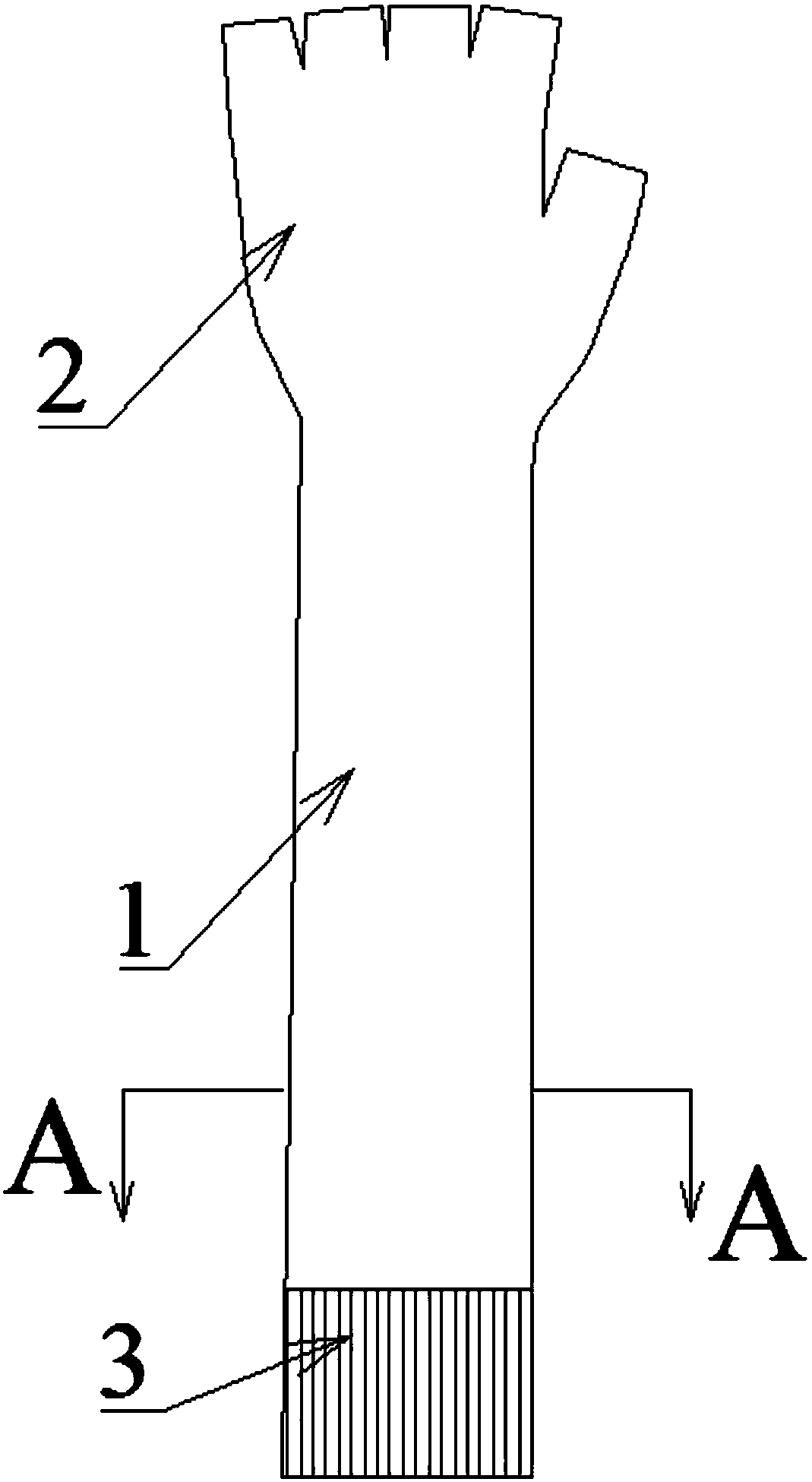 Traditional Chinese medicine composition for treating swelling hand of shoulder-hand syndrome after stroke and rehabilitation arm sleeve