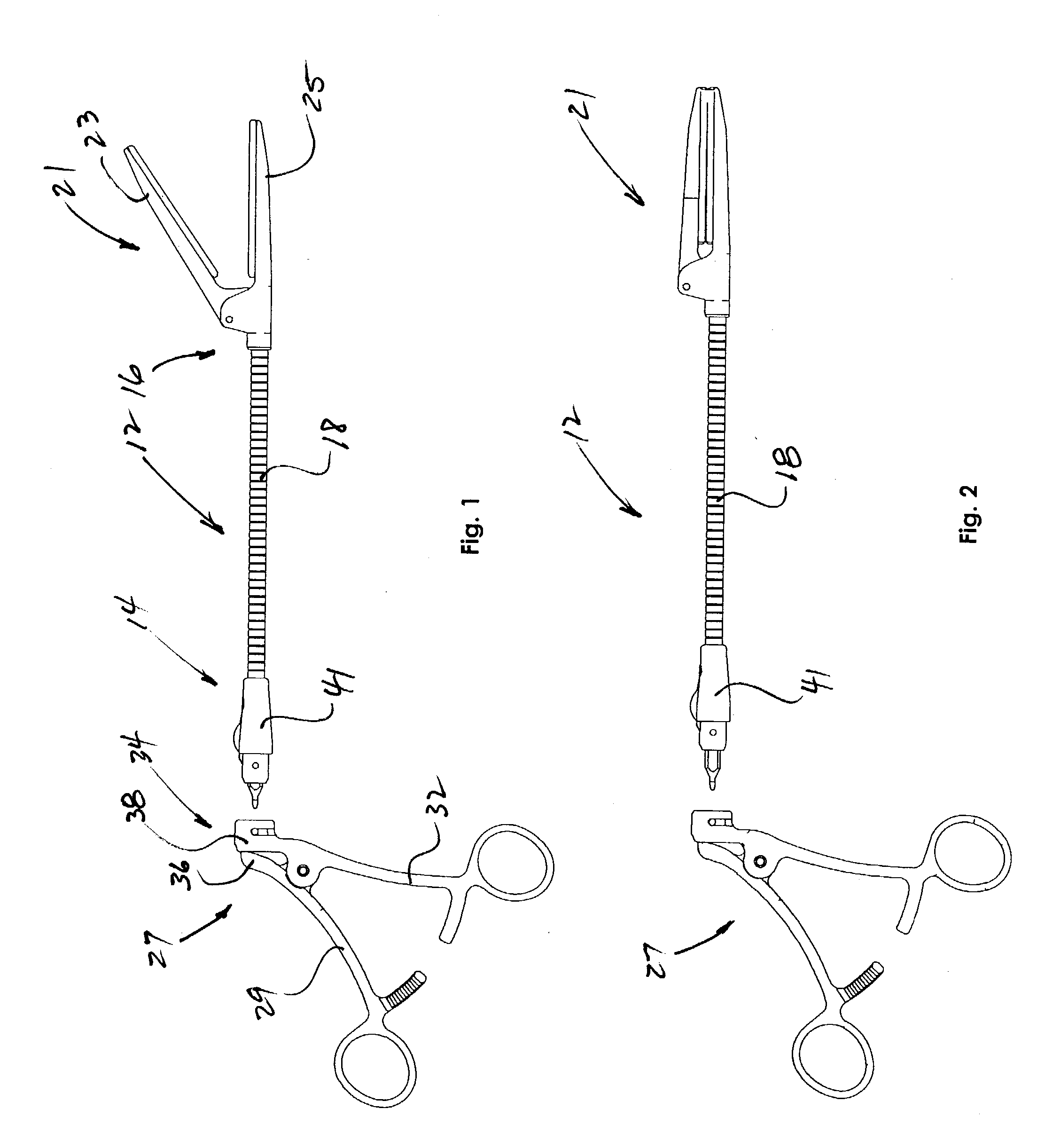 Surgical instrument with removable shaft apparatus and method