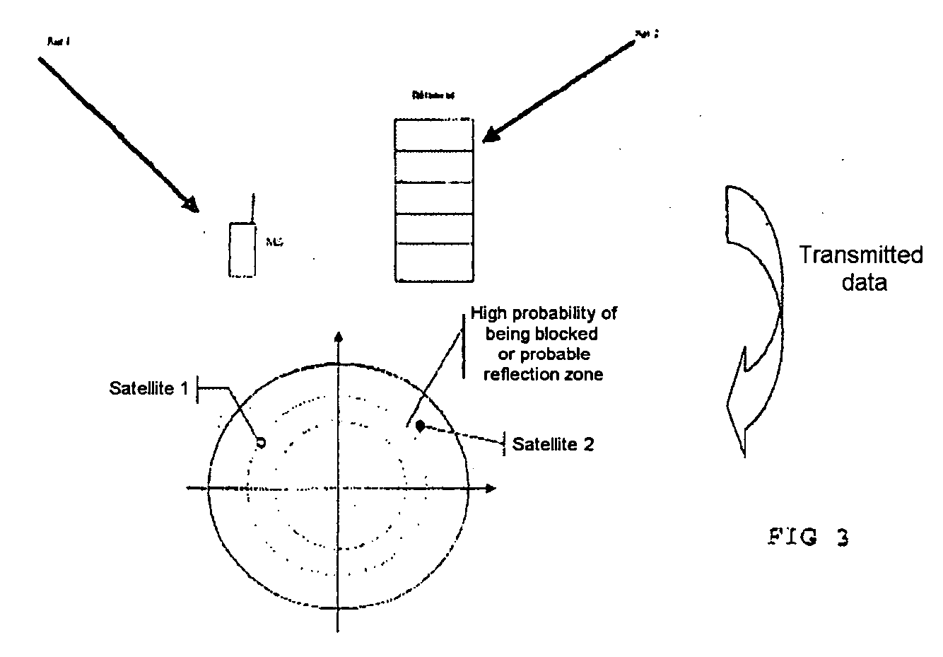 Determining mobile terminal positions using assistance data transmitted on request