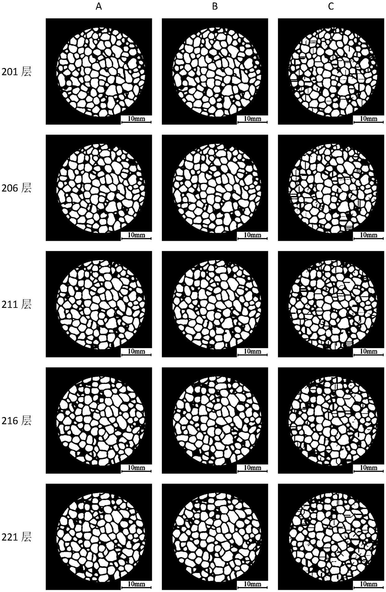 Modeling algorithm for three-dimensional mesoscopic model of closed-cell aluminium foam