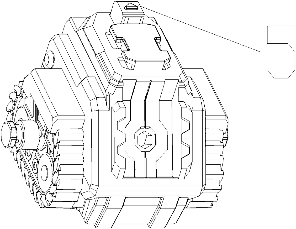 Fixed-distance running device of toy car