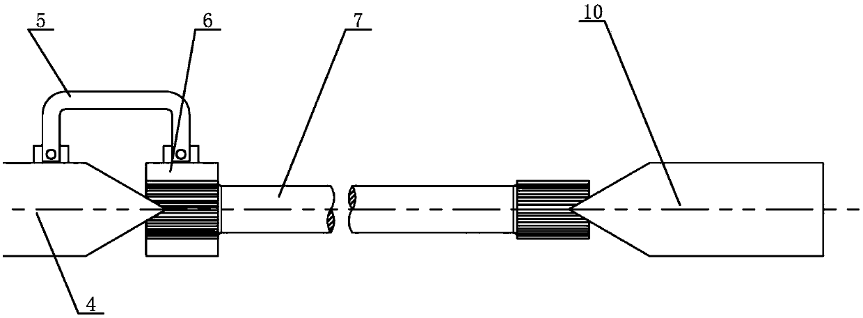 Numerical control rolling machine tool for outer circle rolling of torsion shaft