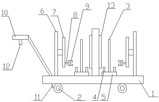 Yarn rolling transporting device