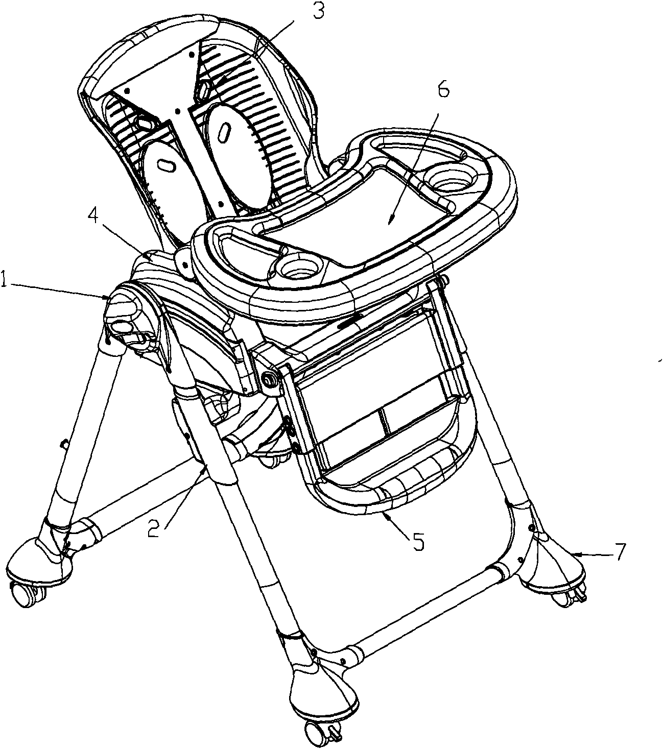 Multifunctional infant dining chair