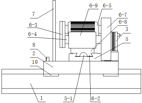 Special cement sleeve online machining device