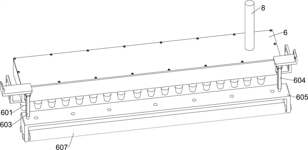 Macromolecular viscose adding device for air pressure type road waterproofing treatment