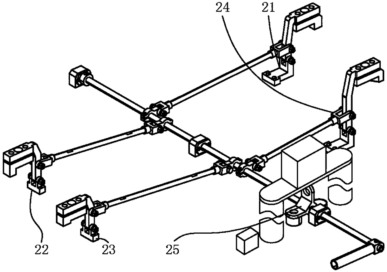 Linkage compressing mechanism