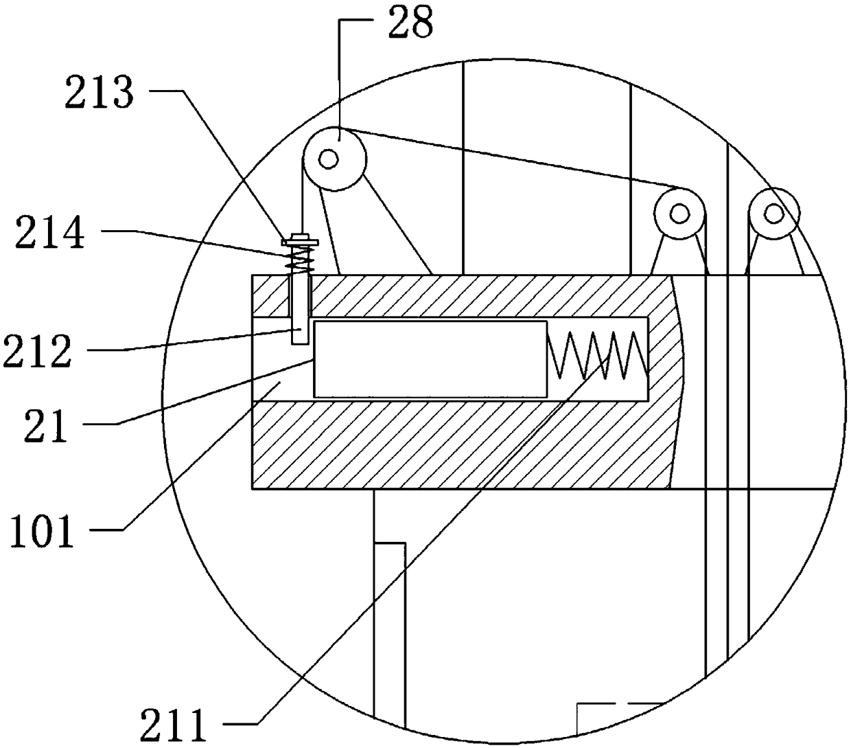 Device for combining advertisements and elevator anti-falling prompt