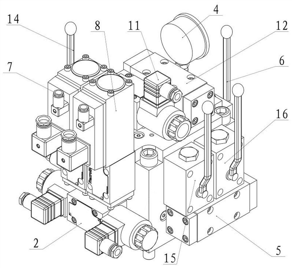 A control method of a hydraulic speed regulating system with manual automatic switching