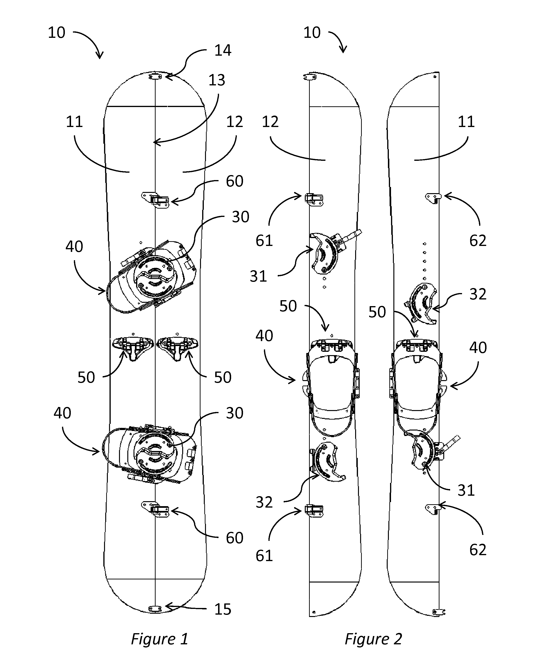 Splitboard binding apparatus