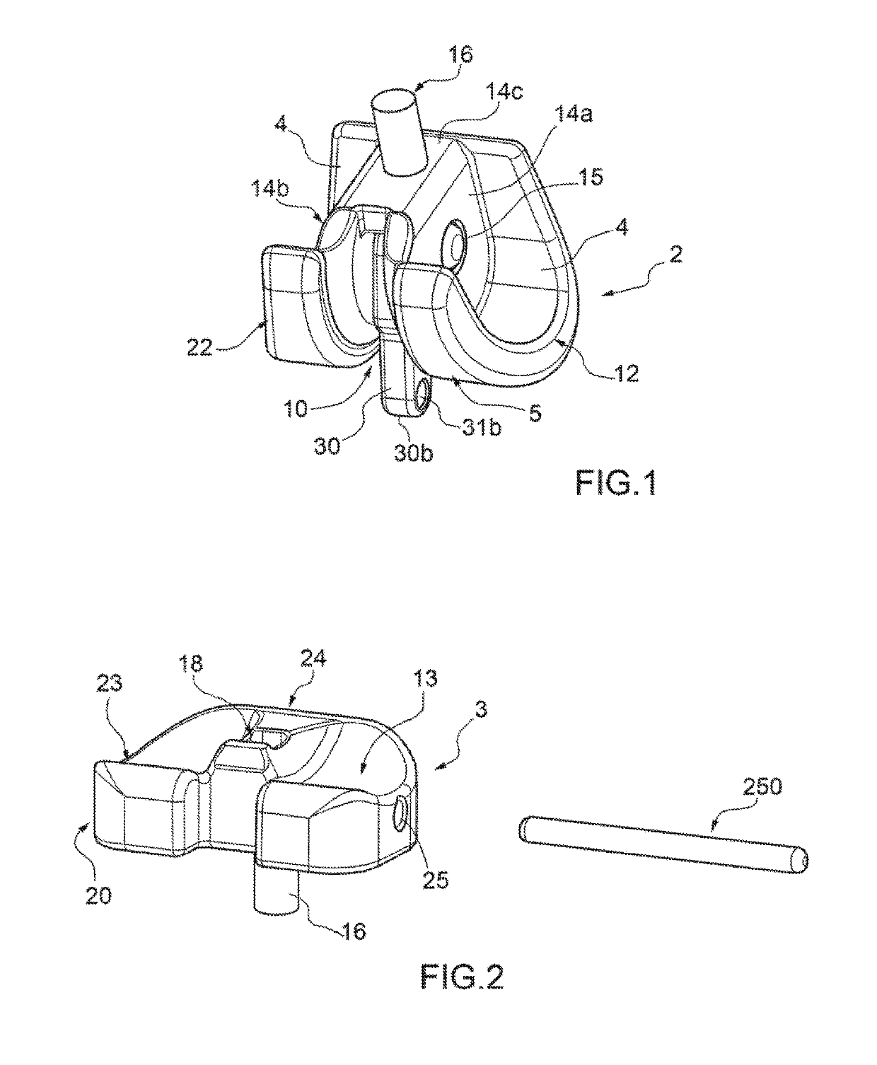 Constrained prosthesis for the knee joint