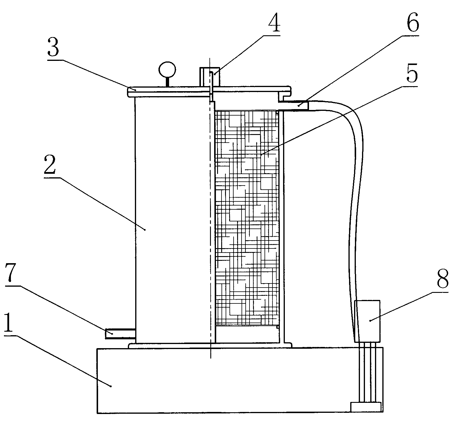 Filter device for resin emery wheel grinding liquid