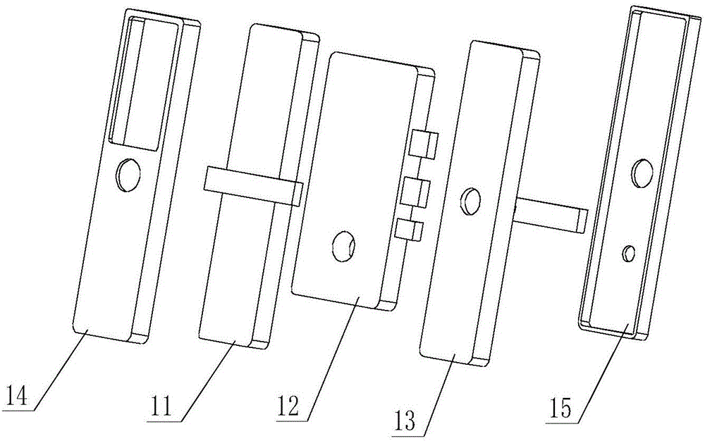 Door lock with replaceable shell