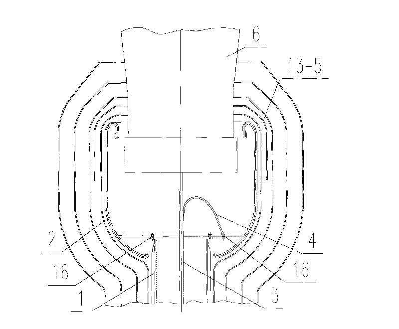 High voltage outgoing line device of extra-high voltage transformer