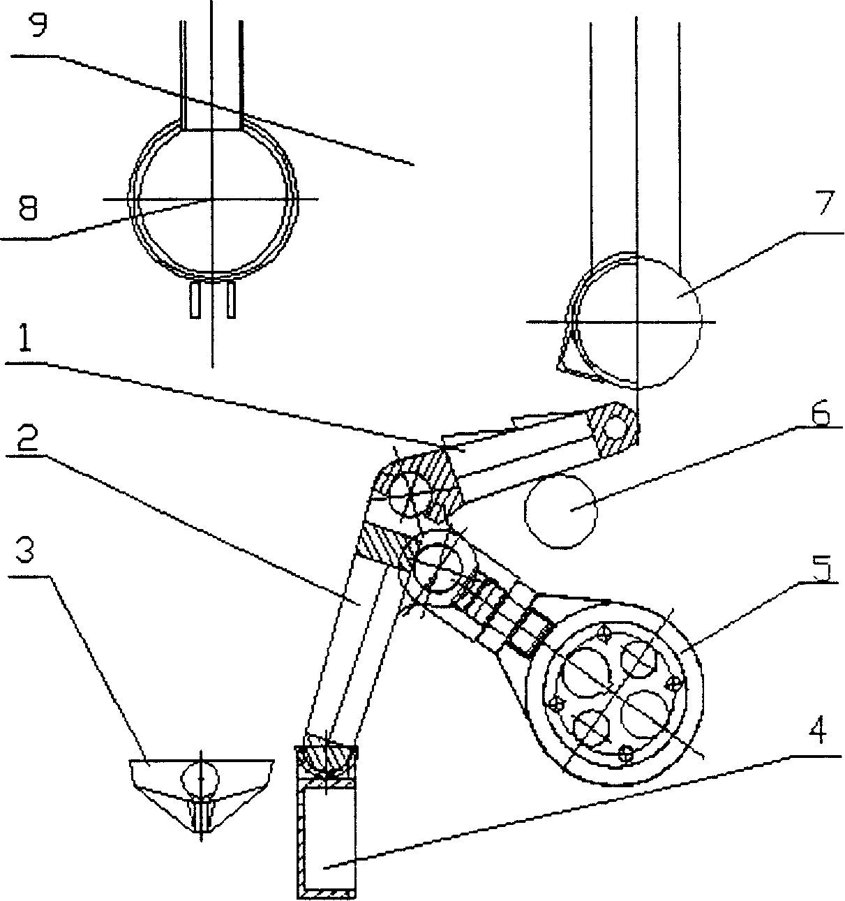 Oscillating mechanical fire grate used for lamellated decoupling burning furnace