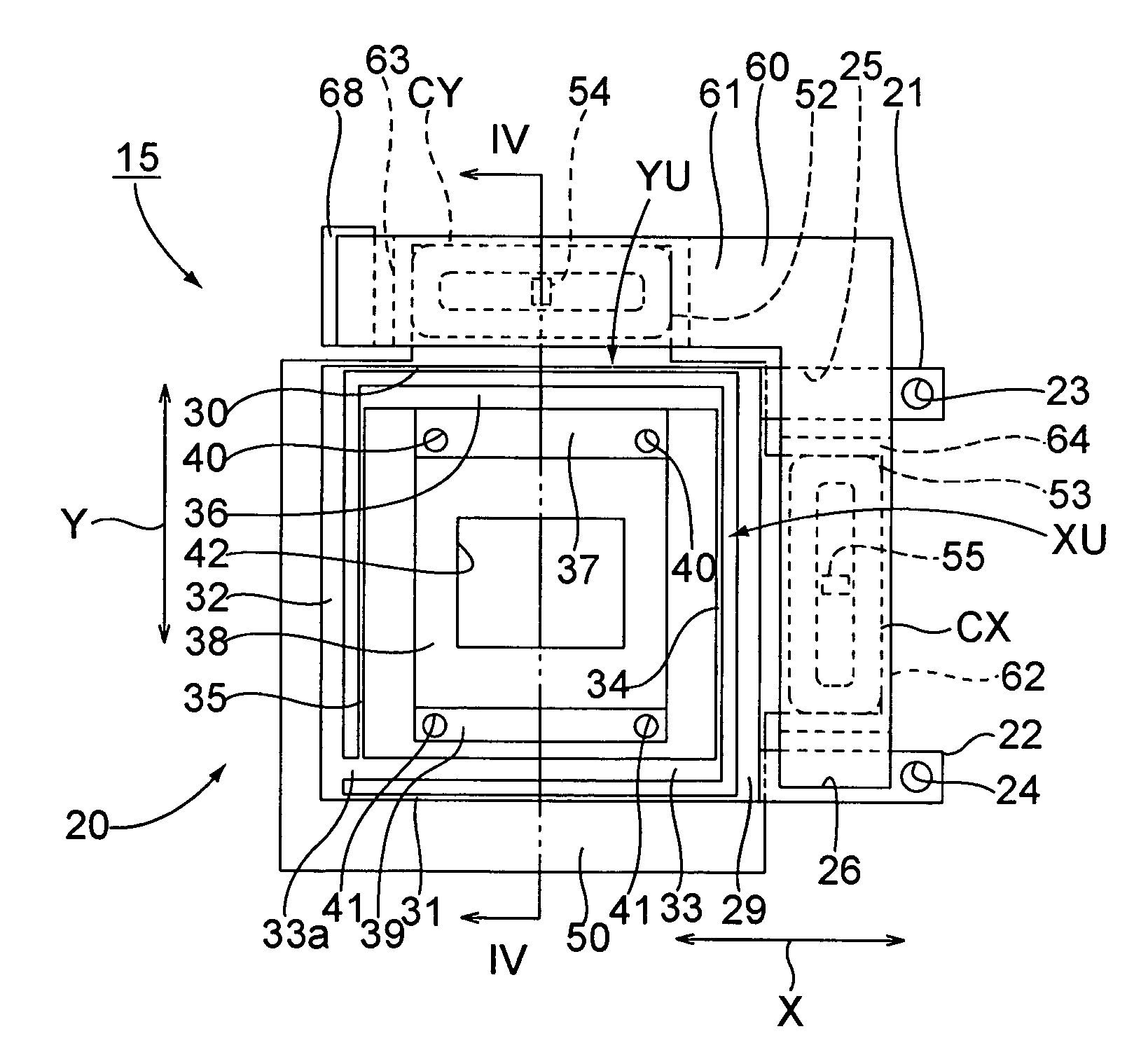 Stage apparatus and camera shake correction apparatus using the stage apparatus