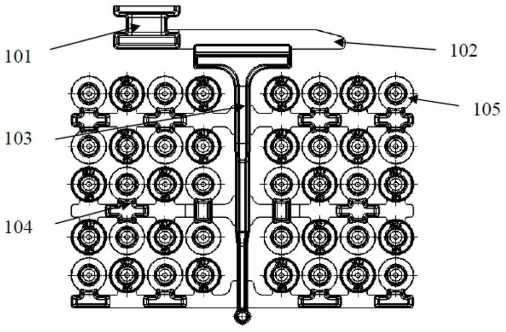 Pouring system and method for producing rollers