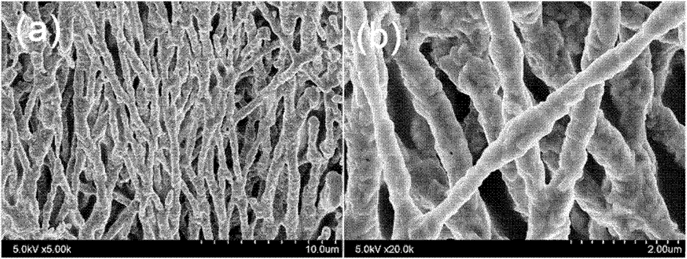 Preparation method for CaSi2O2N2:Eu&lt;2+&gt; fluorescence nano-fiber