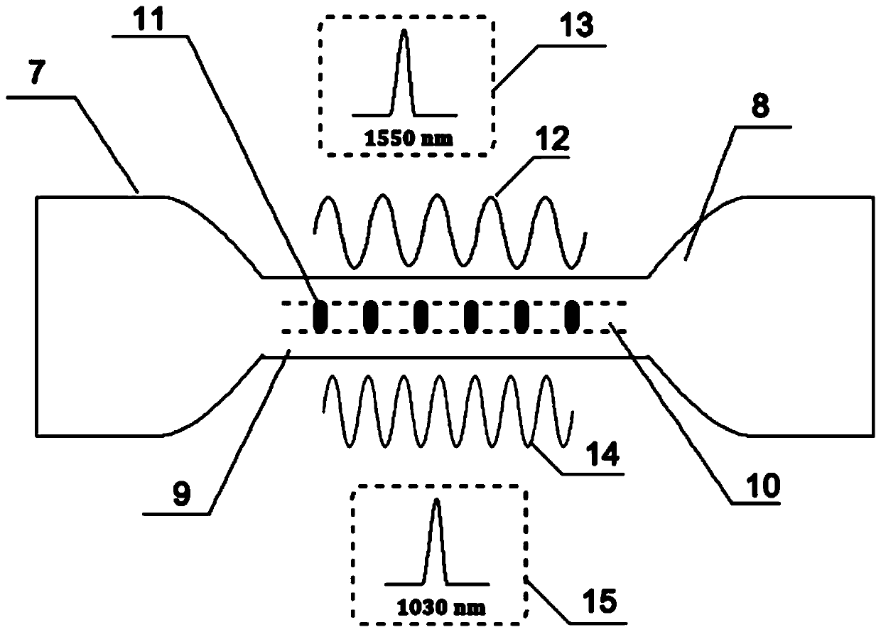 Novel micro nano fiber Bragg grating refractive index sensor