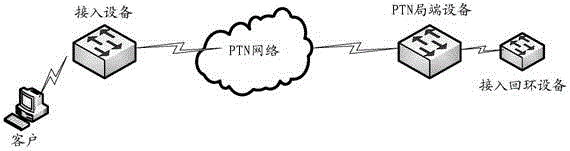 Packet transport network service detecting and measuring method, device and system