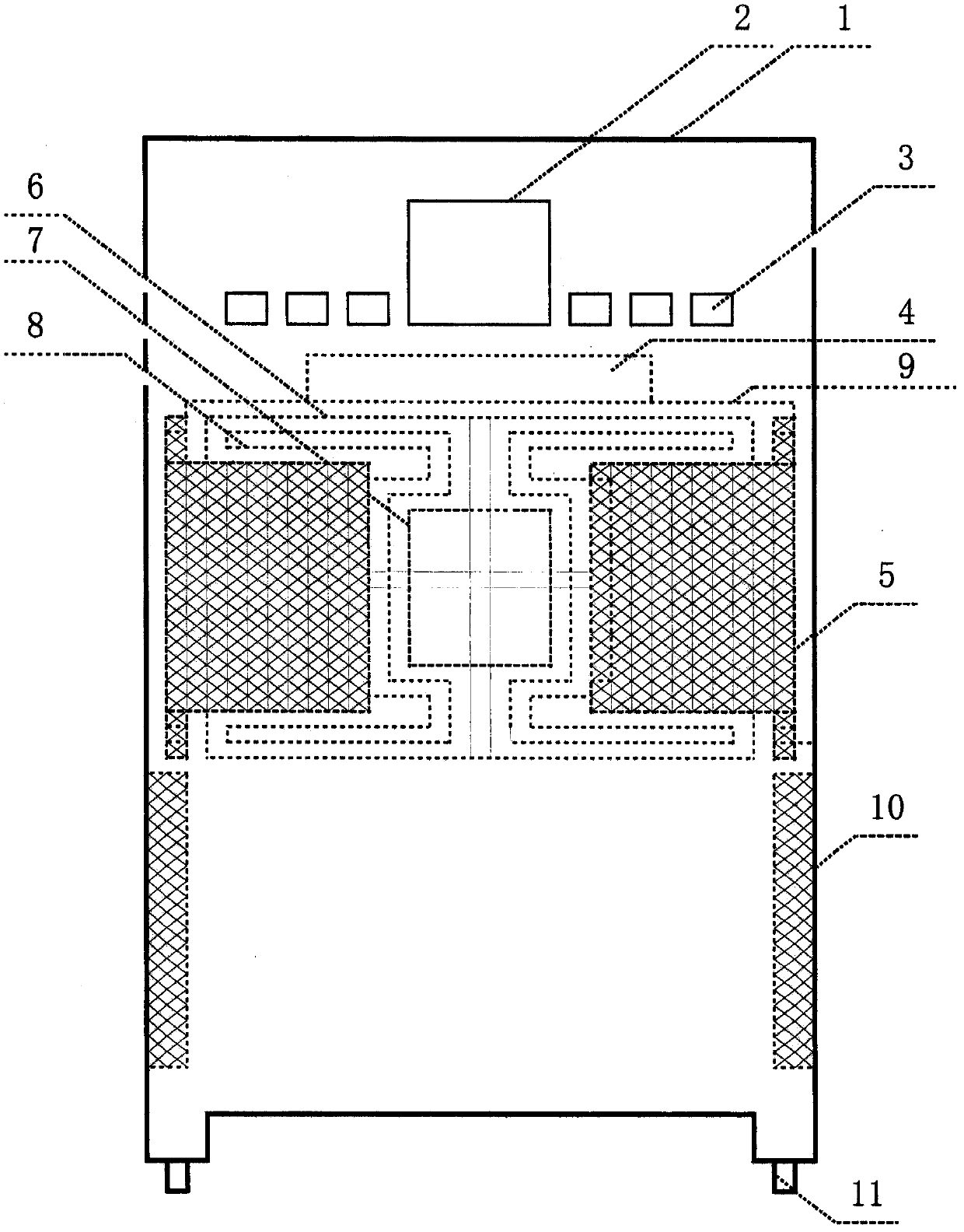 Air negative oxygen ion generating device