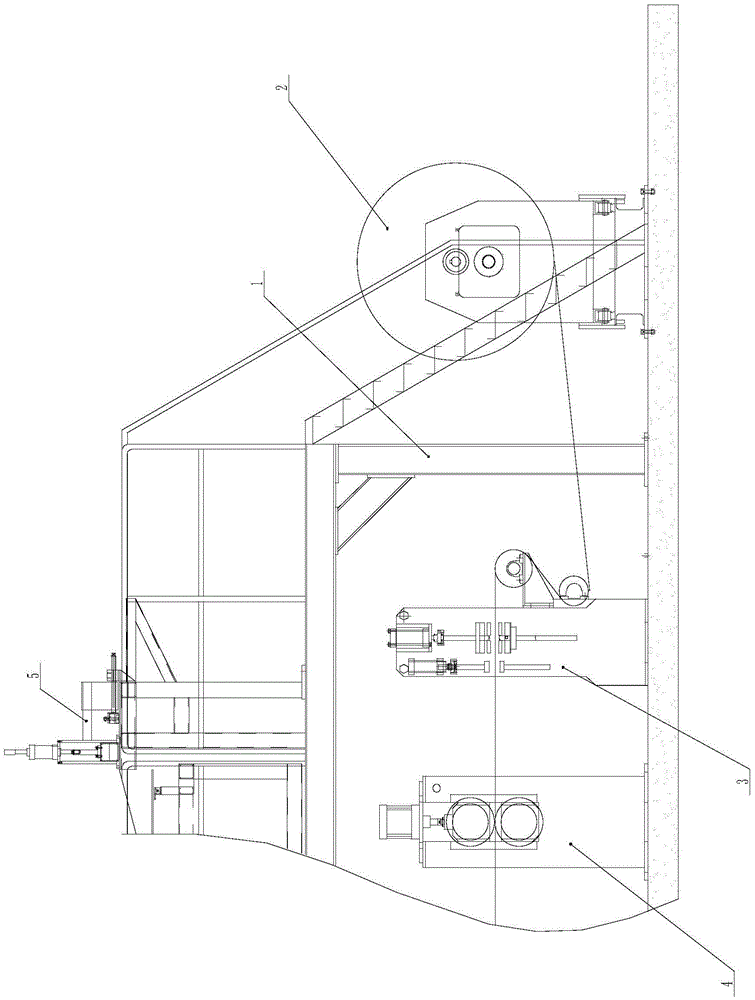 Continuous and automatic production line for aluminum honeycomb composite boards and continuous production process