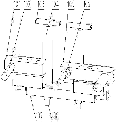 Quick change device shared by multiple stations